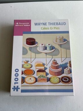 Wayne Thiebaud: Cakes & Pies 1000-Piece Puzzle - Pomegranate Sealed